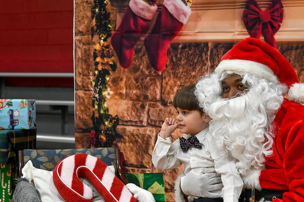 Santa Clause with child